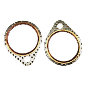 Twisted Choppers Copper Exhaust Port Gaskets For 1966-1984 Harley-Davidson Shovelhead Big Twin