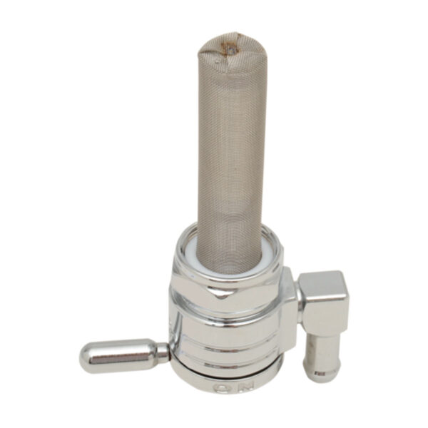 Golan Click Slick High-Flow Petcock Chrome 5/16 Hose Barb - Image 5