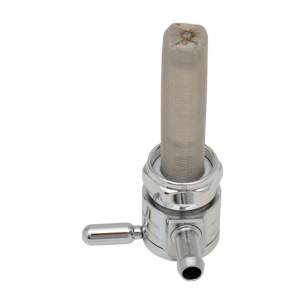 Golan Click Slick High-Flow Petcock Chrome 5/16 Hose Barb - Image 4