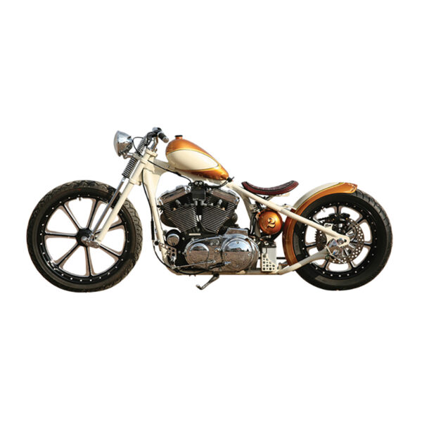 Straight Seat Hardtail Kit For 82-03 Harley Davidson Sportster 180mm-200mm Tire - Image 11