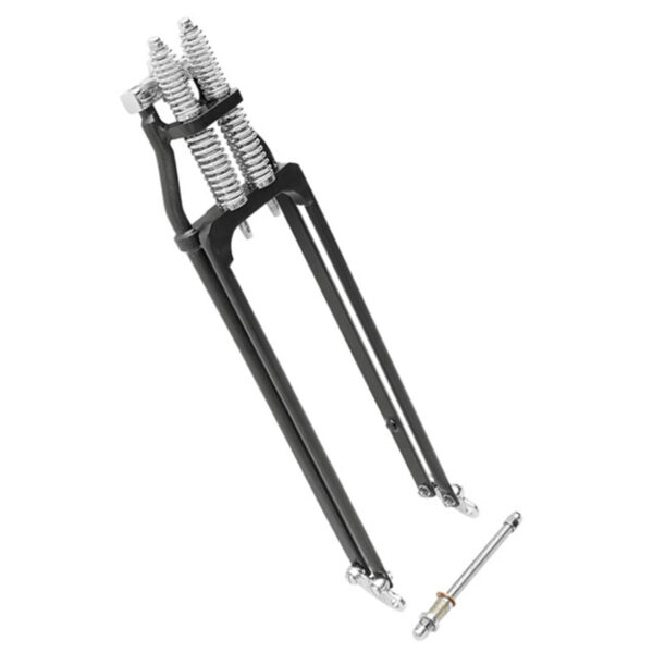 Drag Specialties Black Wide Springer Front End - DNA Style Forks - Image 4
