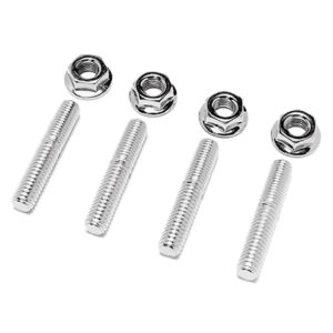 Chrome Plated Exhaust Port Stud Kit for Evolution Twin Cam and Shovelhead