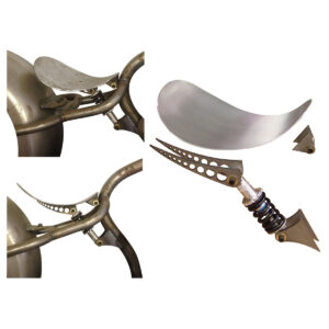 Recoil Motorcycle Spring Seat Pan Shock Kit