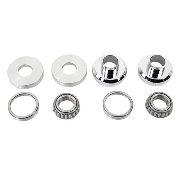 V-Twin Mfg Neck Cup Conversion Kit 7/8 Inch to 1 Inch Ironhead for Harley-Davidson Sportster - Image 3
