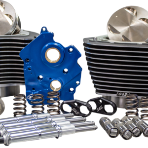 S&S Cycle 124 Inch Power Package Big Bore Kit M8 17-22 Water/Oil Cooled