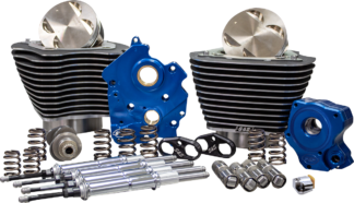 S&S Cycle 124 Inch Power Package Big Bore Kit M8 17-22 Water/Oil Cooled