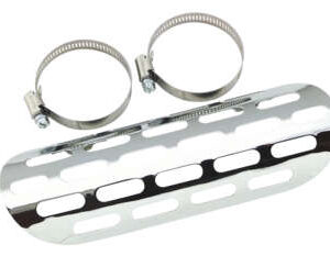 Slotted Exhaust Heat Shield Chrome