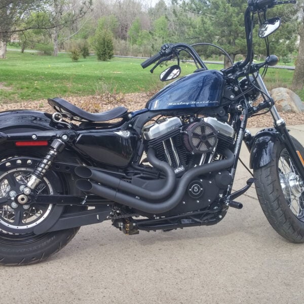 Backdraft Slash Cut Exhaust Header for 1986 to 2022 Sportster - Image 3