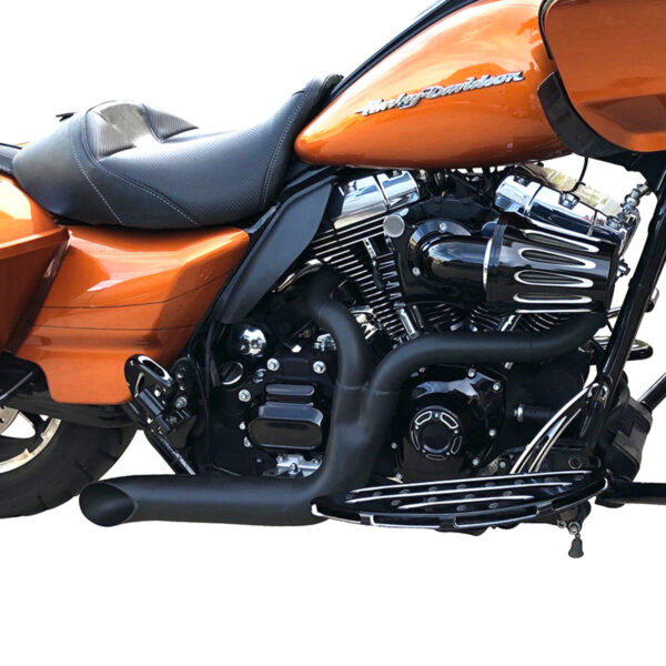 Sideshot 2 into 1 Exhaust Header 84-17 Softail Dyna Touring - Image 12