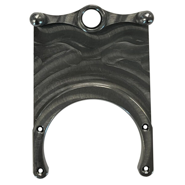 Fat Bob Ignition Key Switch Dash Mounting Plate - Image 3