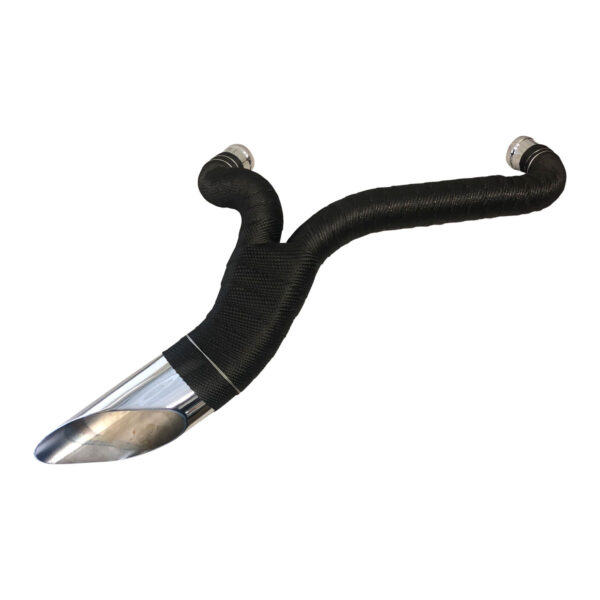 Ground Pounder 2 into 1 Exhaust Header 84-17 Softail Dyna Touring - Image 6