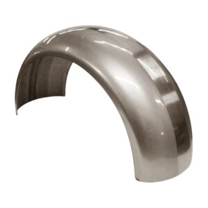 Hi-Cut Rear Custom Motorcycle Fender – Minimalist Style for Choppers & Bobbers