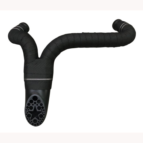 Hookah 2 into 1 Exhaust Header 84-17 Softail Dyna Touring - Image 10