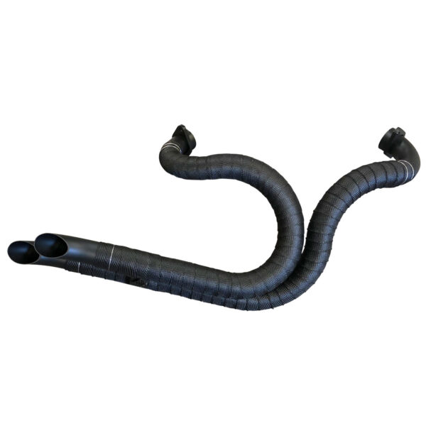 Twisted Choppers Backdraft Slash Cut Exhaust Header For 2015-2024 Indian Scout - Image 4