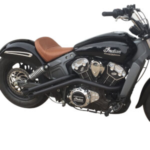 Twisted Choppers Retaliator Slash Cut Exhaust Header For 2015-2024 Indian Scout