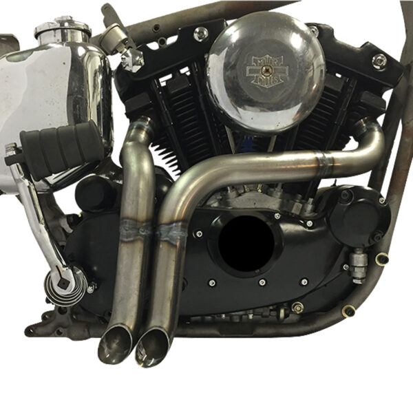 Ironhead Slash Cut Exhaust Header - Image 3