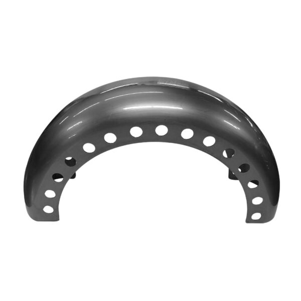 Machine Gun Rear Custom Motorcycle Fender – Hand-Spun Steel for Choppers & Bobbers - Image 3