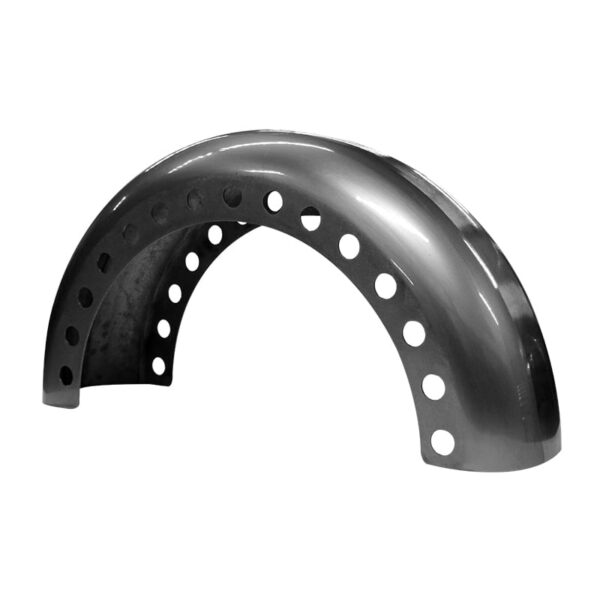 Machine Gun Rear Custom Motorcycle Fender – Hand-Spun Steel for Choppers & Bobbers - Image 4
