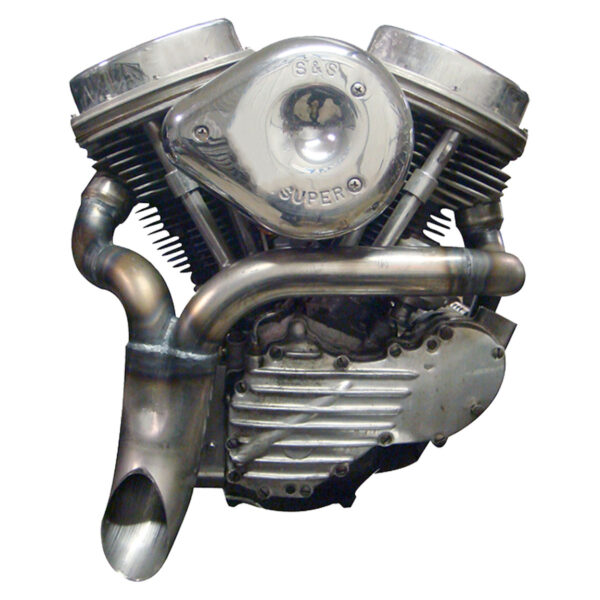 Panhead Hookah Exhaust Header - Image 4