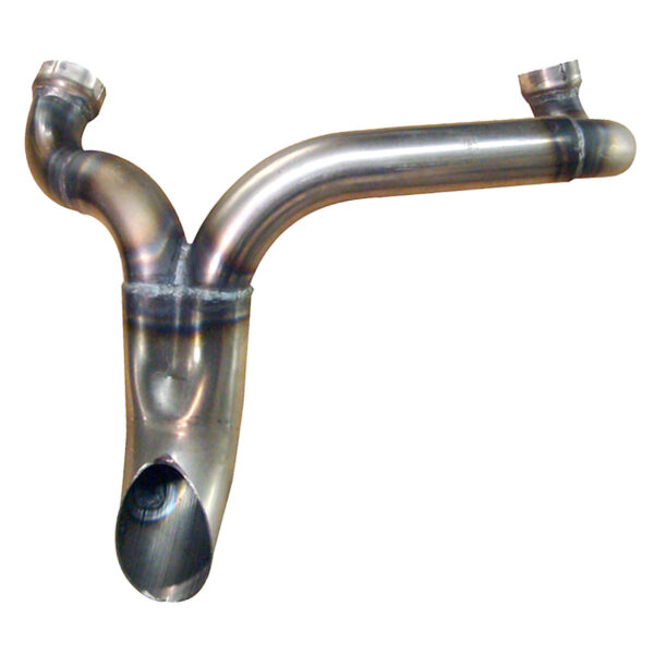 Panhead Hookah Exhaust Header - Image 3