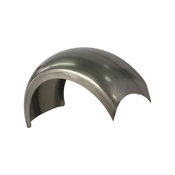 Point Cut Rear Custom Motorcycle Fender – Hand-Spun Steel for Choppers & Bobbers - Image 3