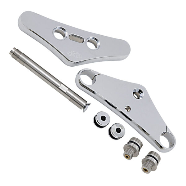 Pro-One Blind Top Wide Glide Triple Trees for 1984-2010 Harley-Davidson Softail - Image 8