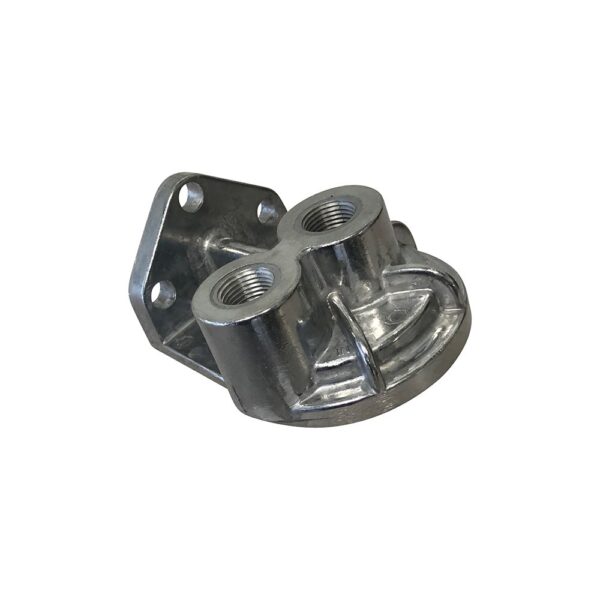 EMPI Remote Oil Filter Relocation Mount 3/8 NPT for Harley-Davidson Evo and Twin Cam - Twisted Choppers EMPI Remote Oil Filter Relocation Mount 3/8 NPT for Harley-Davidson Evo and Twin Cam - Image 4