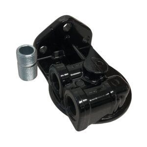 Motorcycle Remote Oil Filter Relocation Mount Left Side Ports