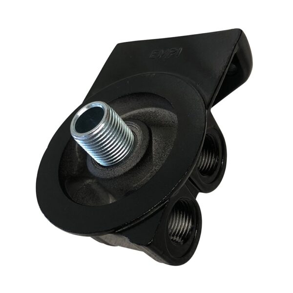 Motorcycle Remote Oil Filter Relocation Mount Left Side Ports - Image 4