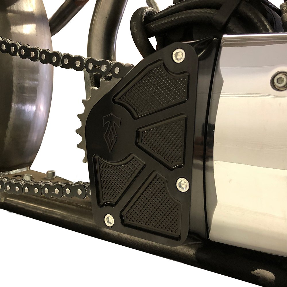 Sportster Wide Tire Sprocket Bearing Support 91-03 Black | Twisted Choppers