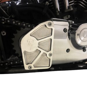 Twisted Choppers Polished Wide Tire Sprocket Bearing Support For Sportster 1991-2003