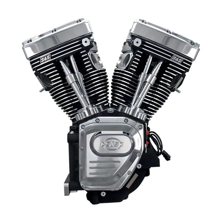 S&S Cycle T124 Long-Block Engine Fits Harley-Davidson Twin Cam Dyna And ...