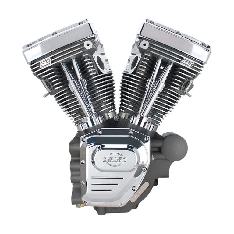 S&S Cycle T124 Long-Block Engine Fits Harley-Davidson Twin Cam Dyna And ...
