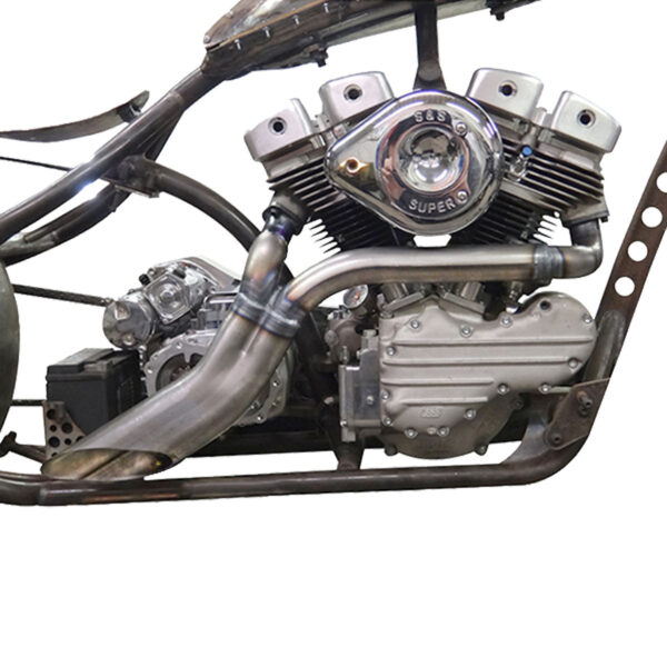 Shovelhead Ground Pounder Exhaust Header - Image 3