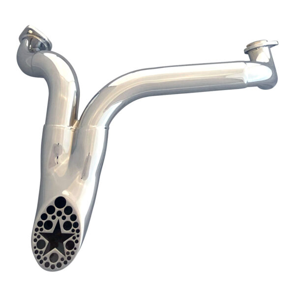Shovelhead Hookah Exhaust Header - Image 4