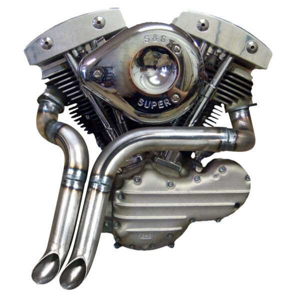 Shovelhead Slash Cut Exhaust Header - Image 3