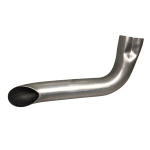 Sideshot 2 Into 1 Exhaust Header Collector with Baffle
