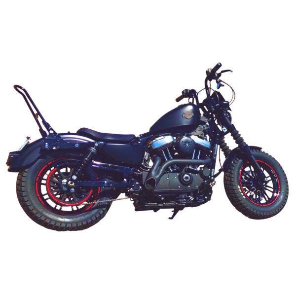 Midset 2 Into 1 Exhaust Header for 1986 to 2022 Sportster - Image 11