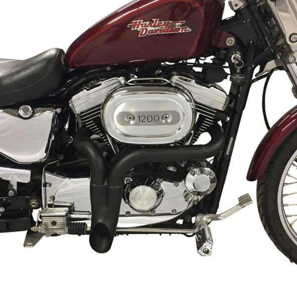 Hookah 2 into 1 Exhaust Header for 1986 to 2022 Sportster - Image 4