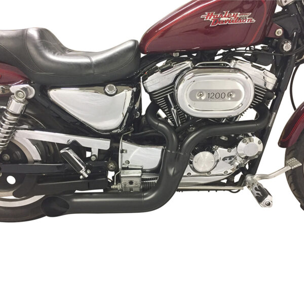 Sideshot 2 into 1 Exhaust Header for 1986 to 2022 Sportster - Image 12