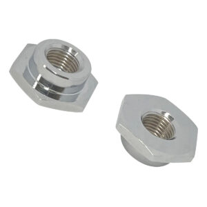 Upper Spring Chrome Retaining Flange Nuts For Springer