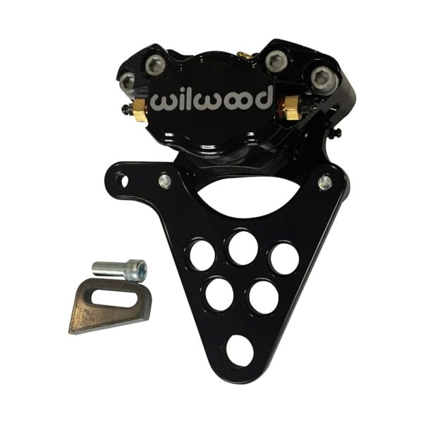 Wilwood Rear Brake Caliper Kit Black for Custom Harley Chopper Bobber Motorcycle - Image 3