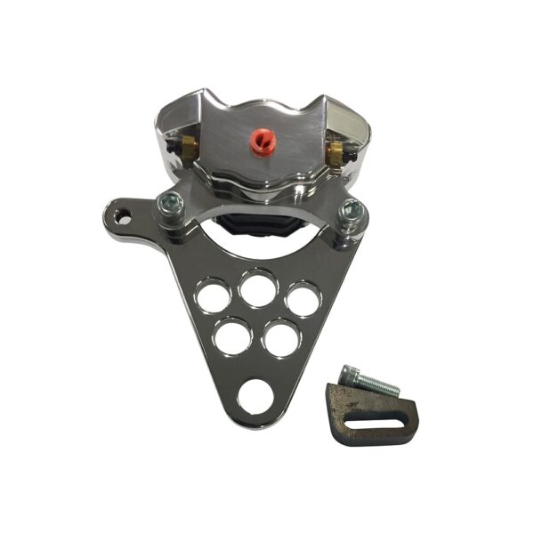 Wilwood Rear Brake Caliper Kit Polished for Custom Harley Chopper Bobber Motorcycle - Image 4