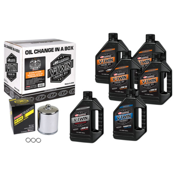 Maxima Racing Oil Complete 3-Hole Oil Change Kit For 1984-2024 Harley-Davidson Models - Image 7