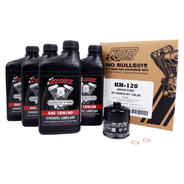 Klotz-Indian-Scout-oil-change-