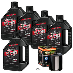 Maxima Racing Oil Engine Oil Change Kit fits Harley-Davidson