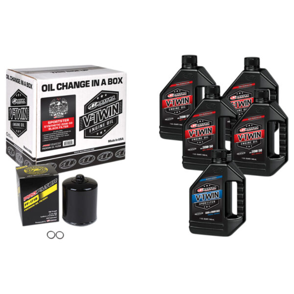 Maxima Racing Oil Complete 3-Hole Oil Change Kit For 1984-2024 Harley-Davidson Models - Image 5