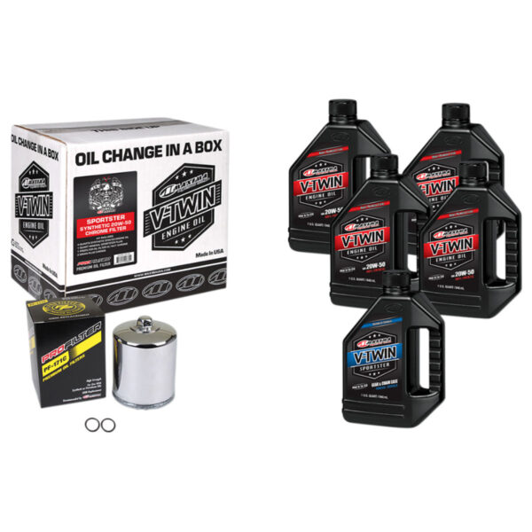 Maxima Racing Oil Complete 3-Hole Oil Change Kit For 1984-2024 Harley-Davidson Models - Image 4