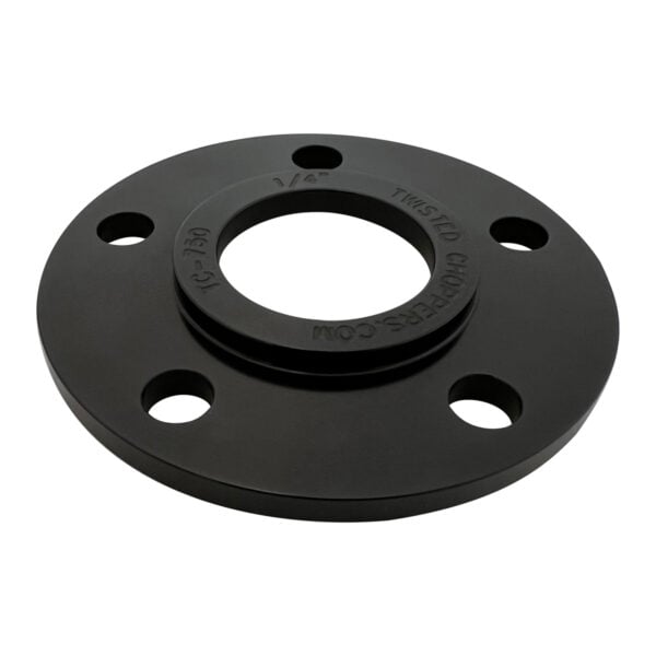 Twisted Choppers Black Aluminum Rear Sprocket and Pulley Spacers for 2000-Up Harley-Davidson - Image 10