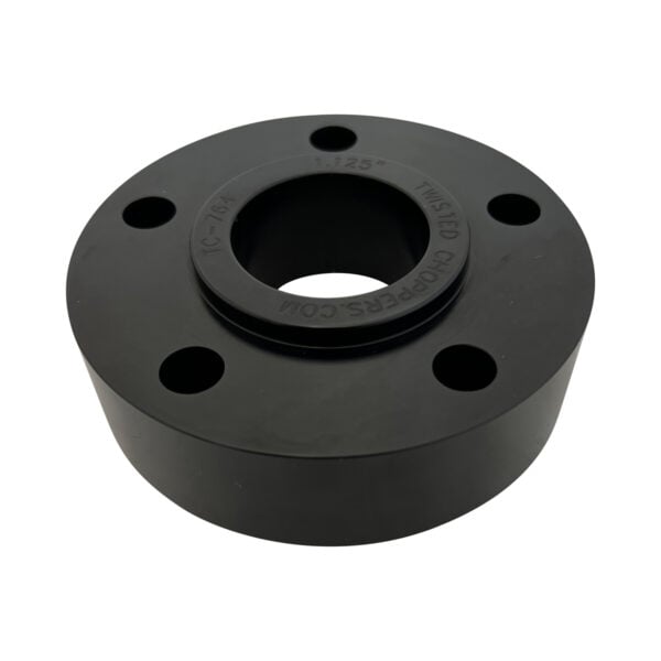 Twisted Choppers Black Aluminum Rear Sprocket and Pulley Spacers for 2000-Up Harley-Davidson - Image 7